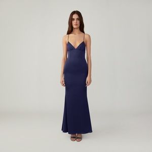 Fame and Partners Trine Dress in Navy